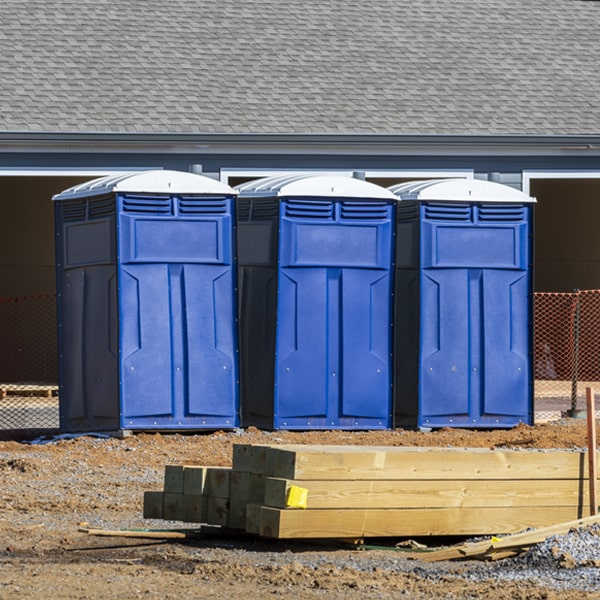 are there any restrictions on where i can place the porta potties during my rental period in Declo ID